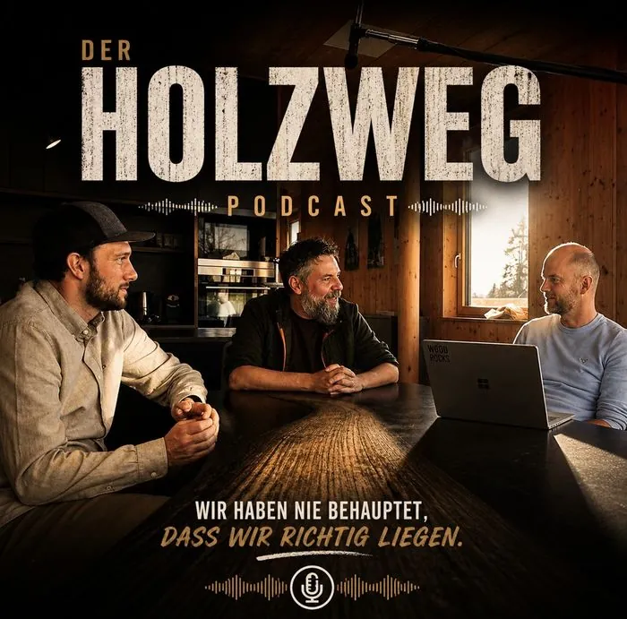 Cover Der Holzweg Podcast: Wir haben nie behauptet, dass wir richtig liegen.
